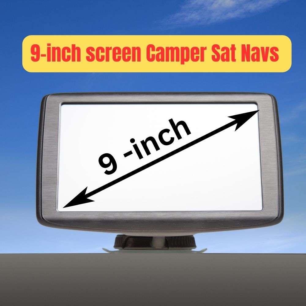 9-inch Motorhome/Caravan Sat Navs with Live Traffic