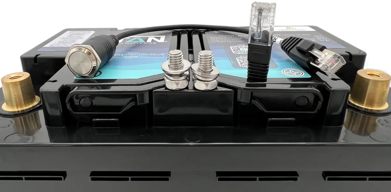 TITAN 105Ah DIN (Type 096) – 12V VW T6, Custom & Camper Low-Profile Fit - C & M Navigation Systems 