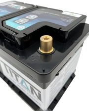 TITAN 105Ah DIN (Type 096) – 12V VW T6, Custom & Camper Low-Profile Fit - C & M Navigation Systems 