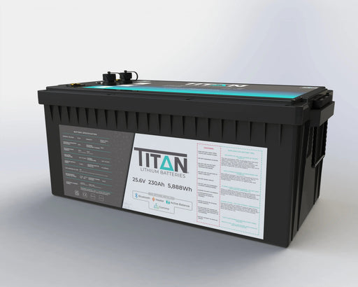 TITAN 230Ah 24V Lithium Leisure Battery – High-Capacity for Motorhome, Solar, Marine & Off-Grid - C & M Navigation Systems 