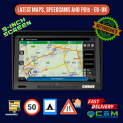 REFURBISHED 9-inch CMNAV TURBO PLUS Sat Nav (Camper and Trucker) - C & M Navigation Systems 