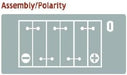 12V 105AH AUTOLITE LEISURE BATTERY FOR CARAVAN CAMPERVAN MOTORHOME DEEP CYCLE - C & M Navigation Systems 