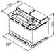 12V 50AH LEISURE BATTERY DEEP CYCLE FOR CARAVAN CAMPERVAN MOTORHOME - C & M Navigation Systems 