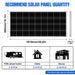 ECO-WORTHY 100W 12 Volt Solar Panel Monocrystalline 100 Watt Solar Module for Battery Charging - C & M Navigation Systems 