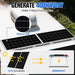 ECO-WORTHY 100W 12 Volt Solar Panel Monocrystalline 100 Watt Solar Module for Battery Charging - C & M Navigation Systems 