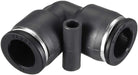 sourcing map Plastic Elbow Push to Connect Tube Fitting 12mm Tube OD Pneumatic Air Push Fit Lock Fitting Black 2pcs - C & M Navigation Systems 