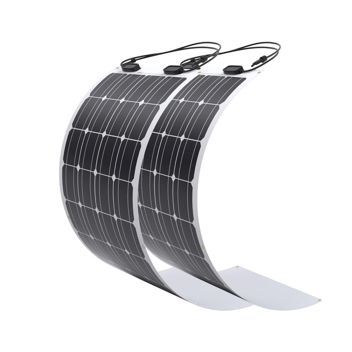 Renogy 200W Flexible Solar Panel, 12V Lightweight Monocrystalline Solar Panel for Motorhome, Caravan, Camper, Boats, Roofs, Uneven Surfaces, Off-grid System - C & M Navigation Systems 