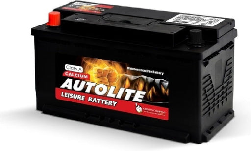 12V 110AH LEISURE BATTERY FOR CARAVAN CAMPERVAN MOTORHOME DEEP CYCLE L4 - C & M Navigation Systems 