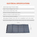 60W 19.8V Foldable Solar Panel Kit,Monocrystalline Solar Cell Solar Charger with USB Outputs and 4-in-1 Connector for Smartphones, Tablets, Laptops, and Power Stations - C & M Navigation Systems 