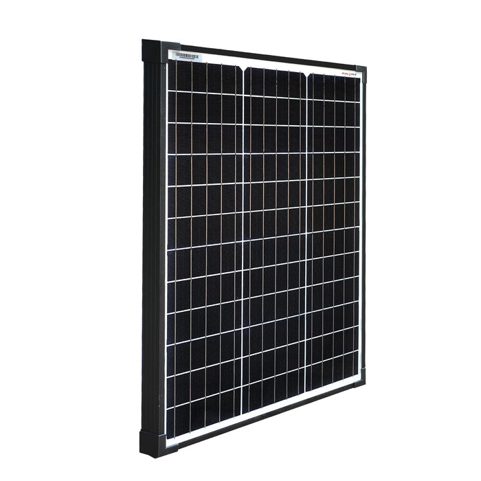 SolarV Eco Line ES60M36 Enjoysolar 60W Monocrystalline Solar Panel with 12 V Solar Module, Ideal for Motorhomes, Garden Sheds, Boats - C & M Navigation Systems 