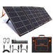 120W Portable Solar Panel Kit with Stand Foldable Solar Panel Charger for Jackery Power Station, 8mm Goal Zero Yeti Power Station, Suaoki Portable Generator, Phones, Laptop, with QC 3.0 USB DC Ports - C & M Navigation Systems 