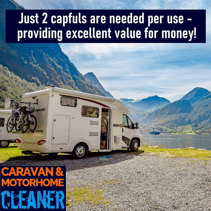 ULTIMA-PLUS XP Caravan and Motorhome Cleaner - Removes Algae, Black Streaks, Dirt, Grime and More - Easy to use Formula (2 Litres)