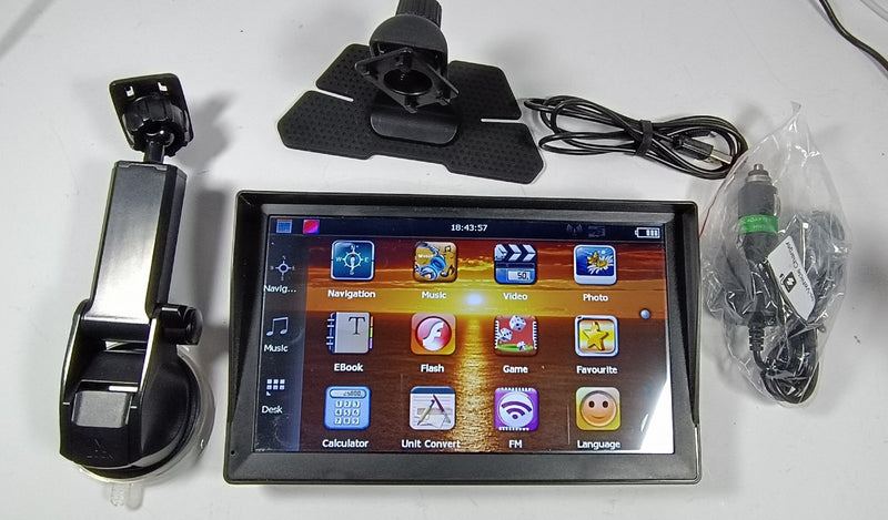 REFURBISHED 9-inch CMNAV ADVANCED PLUS Sat Nav (v2 with built in sunshade) - C & M Navigation Systems 