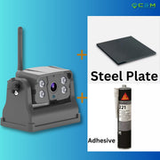 Wireless Magnetic Base Reversing Camera - Rechargeable, Waterproof - C & M Navigation Systems 