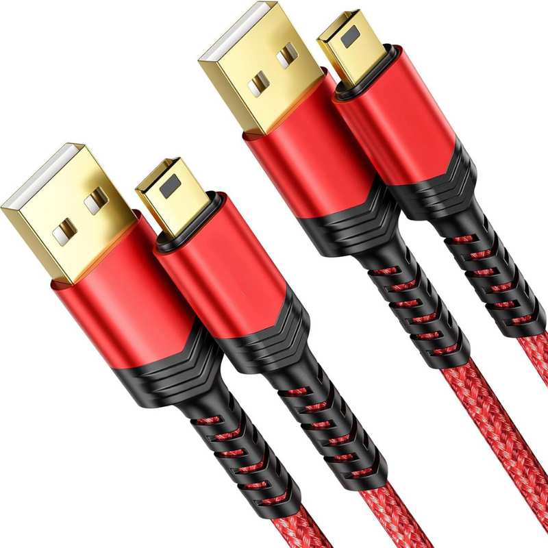 Mini-USB Braided Charging Cable – Compatible with CMNAV Sat Navs - C & M Navigation Systems 