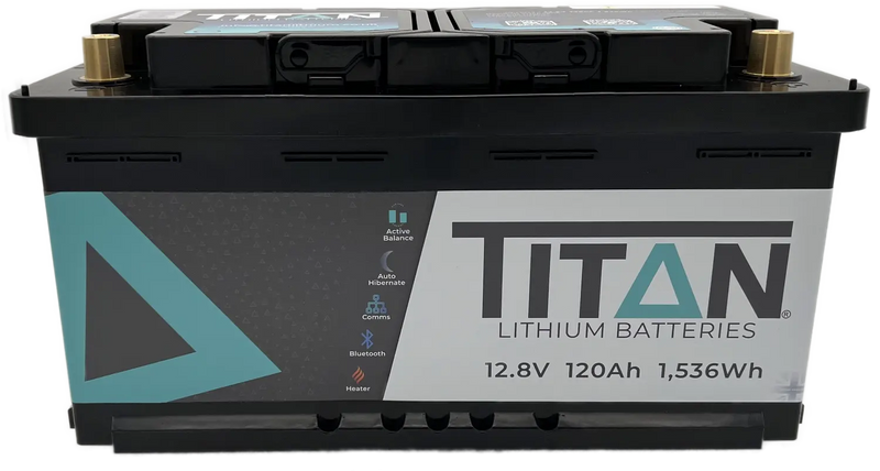 TITAN 120Ah DIN (Type 019) – 12V Leisure Battery | Sprinter & Crafter Aux Upgrade - C & M Navigation Systems 