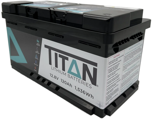 TITAN 120Ah DIN (Type 019) – 12V Leisure Battery | Sprinter & Crafter Aux Upgrade - C & M Navigation Systems 