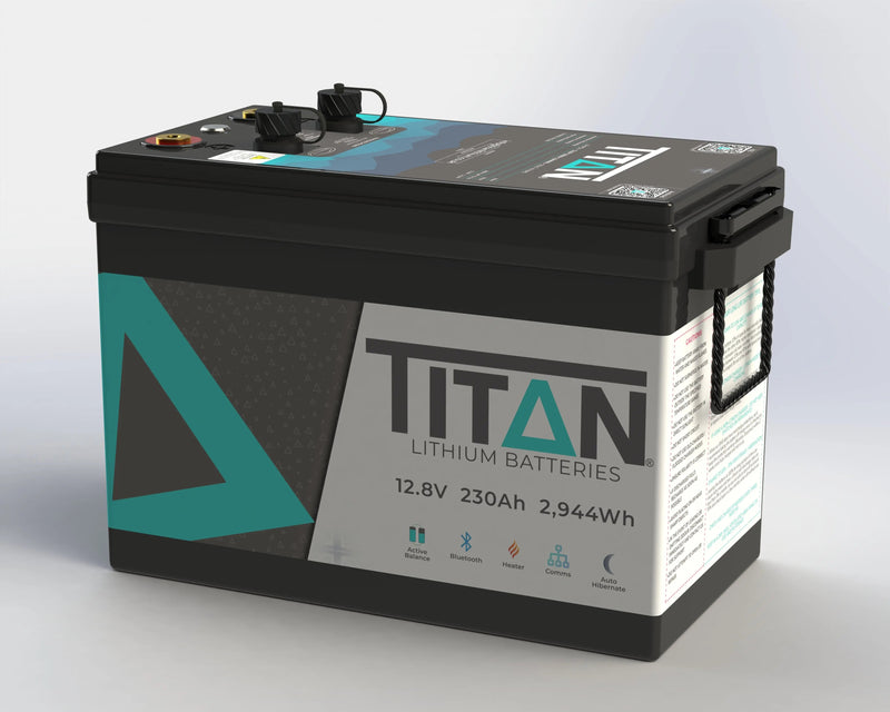 TITAN 230Ah 12V Lithium Leisure Battery – High-Capacity Power for Motorhome, Marine & Off-Grid - C & M Navigation Systems 