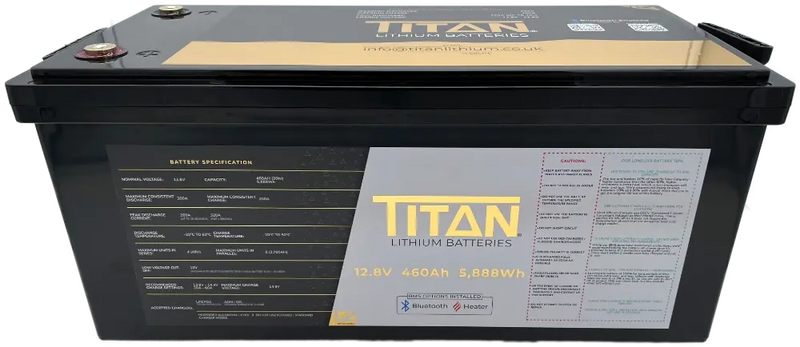 TITAN 460Ah 12V Lithium Leisure Battery – Mega-Capacity for Motorhome, Marine, Home Storage & Off-Grid - C & M Navigation Systems 