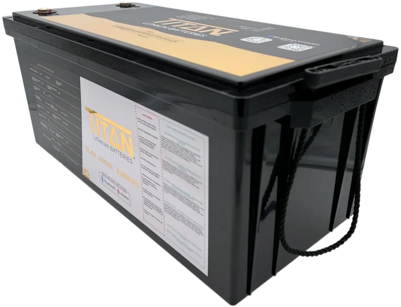 TITAN 460Ah 12V Lithium Leisure Battery – Mega-Capacity for Motorhome, Marine, Home Storage & Off-Grid - C & M Navigation Systems 