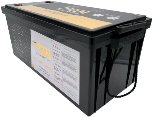 TITAN 460Ah 12V Lithium Leisure Battery – Mega-Capacity for Motorhome, Marine, Home Storage & Off-Grid - C & M Navigation Systems 