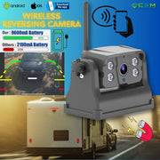 Wireless Magnetic Base Reversing Camera - Rechargeable, Waterproof - C & M Navigation Systems 