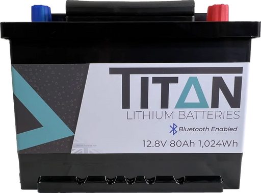 TITAN 12V 80Ah Lithium Battery - C & M Navigation Systems 