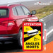 Angles Morts Sticker Motorhomes Angles Morts Sticker for Blind Spots, 4 Pack Car Stickers Blind Spot Stickers, Reflective Weatherproof Self-Adhesive Sticker - C & M Navigation Systems 