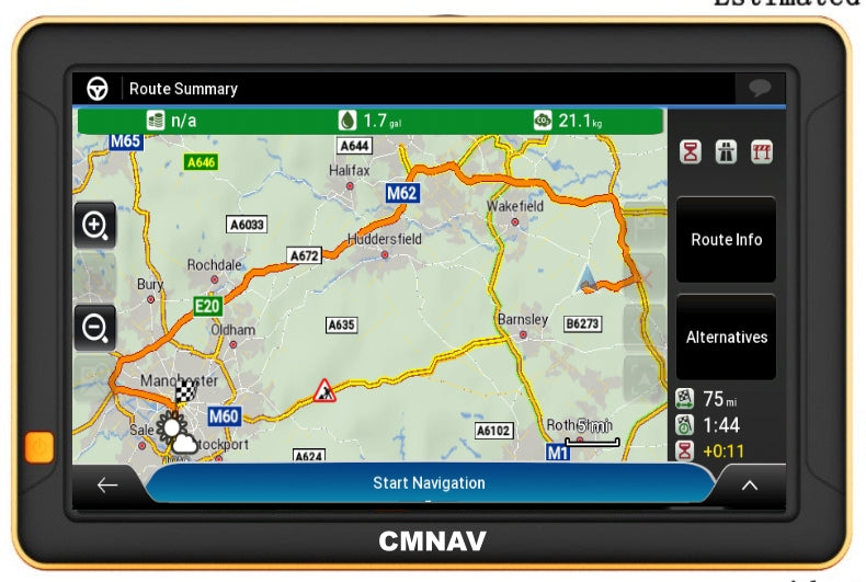 9" CMNAV Traffic Camper Plus (Android, Wi-Fi, Live Traffic, Netflix) - C & M Navigation Systems 